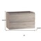 Homeroots 32" Natural Wood Freestanding Bathroom Vanity With White Sink And Two Drawers 627465 - alternate 6
