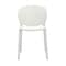 Homeroots Set Of Four White Heavy Duty Plastic Juvenile Chairs, 4PK 554666 - alternate 9