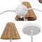 Jonathan Y Grady 27" 3-Light Coastal Farmhouse Adjustable Swooping Arm Metal w/Hand-Woven Rattan Shades LED Cha JYL9559A - alternate 10