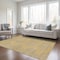 Homeroots 9' X 12' Gold And Ivory Geometric Washable Indoor Outdoor Area Rug 598744 - alternate 9