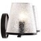 Nuvo Valentine, 2 Light Vanity, Black Finish, Hammered Glass 60/8252 - alternate 8