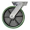 Hyw Products Heavy Duty Caster 12in x 3in Polyurethane on Cast Iron Wheel - Swivel 53-12S-A1-PC - alternate 1