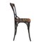 Homeroots Set of Two Brown And Black Metal And Wood Cross Back Dining Side Chairs 522062 - alternate 9