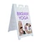 Signmission Bikram Yoga, A-Frame & 2 Decals Installed, Heavy-Duty Plastic Frame SBHD-D-2436-Bikram Yoga - alternate 1
