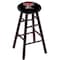 Holland Bar Stool Co Maple Bar Stool, Dark Cherry Finish, Texas Tech Seat RC30MSDC - alternate 1