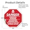 Signmission Danger Chemical Storage Authorized, 10 Inch X 10 Inch, Vinyl Decal OC-D-10-34 - alternate 4