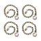 Mytee Products Trailer Safety Chain 5/16 inx36 in w/ Clevis Slip Hook Latch 4700 LBS WLL G70, 4PK SC-51636x4 - alternate 1