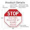 Signmission Stop Visitors Register at Guard Hou, 10 Inch X 10 Inch, Aluminum Metal Signs OC-A-10-298 - alternate 6