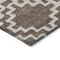 Homeroots 9' X 12' Brown And Ivory Geometric Washable Indoor Outdoor Area Rug 593760 - alternate 9