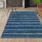 Jonathan Y Williamsburg Minimalist Stripe Navy/Cream 4 ft. x 6 ft. Area Rug MOH201C-4 - alternate 7