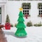 Sunjoy 77 in. Christmas Lighted Holiday Tree, 3D Tinsel Santa Holiday Tree Outdoor Garden D116021000 - alternate 7