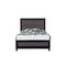 Homeroots Gray and Black Wood King Bed Frame 564763 - alternate 9