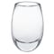 Homeroots 8" Clear Oval Crystal Glass Table Vase 375842 - alternate 5