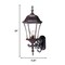 Homeroots Dark Brown Ornamental Carousel Lantern Wall Light 398381 - alternate 5