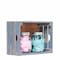 Homeroots 12" Organic Charcoal and Natural Distressed Wood Stacking Milk Crate 471947 - alternate 2