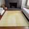 Homeroots 8' X 10' Gold Ivory And Yellow Geometric Washable Indoor Outdoor Area Rug 582713 - alternate 9