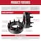 Coyote Wheel Accessories HUB CENTRIC RINGS 671 Millimeter Inside Diameter 73 Millimeter Outside Diameter Black Plastic S 73-6710 - alternate 6