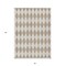 Homeroots 3' X 5' Taupe And Ivory Geometric Washable Indoor Outdoor Area Rug 577121 - alternate 9