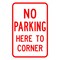 Sign Solutions Usa Parking Sign, 12 in W, Aluminum Sign, White DCS06DWT1218CUS00147 - alternate 1