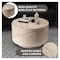 Leisuremod Terra 36 in Round Fiberstone Side Table, Weatherproof, Indoor/Outdoor, Fully Assembled TCT36TR - alternate 8