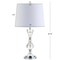 Jonathan Y Riley 25" Crystal LED Table Lamp, Clear JYL2040A - alternate 10