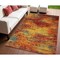 Homeroots 4' X 6' Flame Abstract Indoor Outdoor Area Rug 572550 - alternate 9