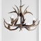 Jonathan Y Eldora 26" 4-Light Rustic Farmhouse Adjustable Resin Antler LED Chandelier, Brown JYL6301A - alternate 15