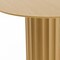 Homeroots 52" Brown Solid Wood Pedestal Base Round Top Dining Table 721000 - alternate 6