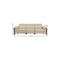 Homeroots 103" Beige Top Grain Leather Reclining Metal USB Sofa 720335 - alternate 10