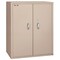 Fireking Storage Cabinet, 1 Hr Fire, 44" H, end tabs, Legal Champagne CF4436-MDCH-LGL - alternate 1