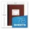Tops Computation Notebook, Quadrille Rule (4 sq/in), Red Cover, (75) 11.75 x 9.5 Sheets 35126 - alternate 8