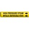 Brady High Pressure Steam Pipe Marker, 0.875in H x 0.875in W, Fits Pipes 1.5in Dia. Thru 2.375in Dia. 4077-B - alternate 1