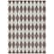 Homeroots 9' X 12' Brown Geometric Washable Indoor Outdoor Area Rug 577023 - alternate 9