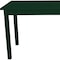 Homeroots 60" Dark Green Solid Wood Dining Table 548919 - alternate 5
