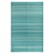 World Rug Gallery Contemporary Stripe Reversible Plastic Area Rug 4 ft x 6 ft Blue 6058BLUE4X6 - alternate 7