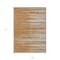Homeroots 9' X 12' Brown Copper And Ivory Striped Washable Indoor Outdoor Area Rug 597281 - alternate 8