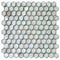 Apollo Tile Silver 10.8 in x 11.5 in Glass Glossy, Matte Floor and Wall Mosaic Tile 8.63 sqft/case, 10PK APLAHX8801A - alternate 1