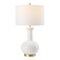 Jonathan Y Brussels 27 in. Contemporary Transitional Ceramic/Metal LED Table Lamp, White/Gold Painting JYL6208A - alternate 1
