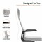 Leisuremod Nexa High Back Swivel Office Chair with Headrest and Nylon Base NO52GRF - alternate 10