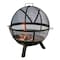 Pure Garden Outdoor Fire Pit Sphere 30 in Flaming Ball Fire Pit w/ Grill for Barbequing Firepit 50-LG1479 - alternate 9
