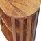 Homeroots 22" Brown Solid Wood Round Nightstand 651792 - alternate 9