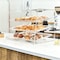 Vevor 2-Tier Acrylic Bakery Display Case Countertop Donut Pastry Case Rear Door CX-01 - alternate 6
