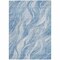 Homeroots 8' X 10' Denim Blue And Sky Blue Abstract Washable Indoor Outdoor Area Rug 582983 - alternate 8