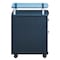Homeroots 16" Graphite Wood Drawer Filing Cabinet 723068 - alternate 8