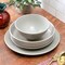 Elama Emilia 16 Piece Double Bowl Stoneware Dinnerware Set in Light Gray ELM-EMILIA-GRY - alternate 6