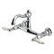 Kingston Brass Two-Handle Wall Mount Bridge Kitchen Faucet, Polished Chrome KS3251PL - alternate 1