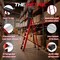 Wrightmaster 6.92 ft. Fiberglass Single-Sided Step Ladder, 12 ft. Reach, with Tool Holder, 330 lb. Load Capacity ZOR-P312092 - alternate 7