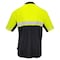 Dome75 Safety Shirt, Enhaced Visibility, Polyester, HiVis Yellow/Black Bottom, XL OSP4742 - alternate 7
