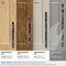 Amerock Carrione 10-1/16 inch 256mm Center-to-Center Marble Black/Champagne Bronze Cabinet Pull BP36664MBKCZ - alternate 3