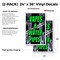 Signmission Vapes & Water Pipes, Vinyl Decals Only 24 Inch x 36 Inch, Vinyl Decal, 2PK DSB-2436-2PACK-Vapes & Water Pipes - alternate 2